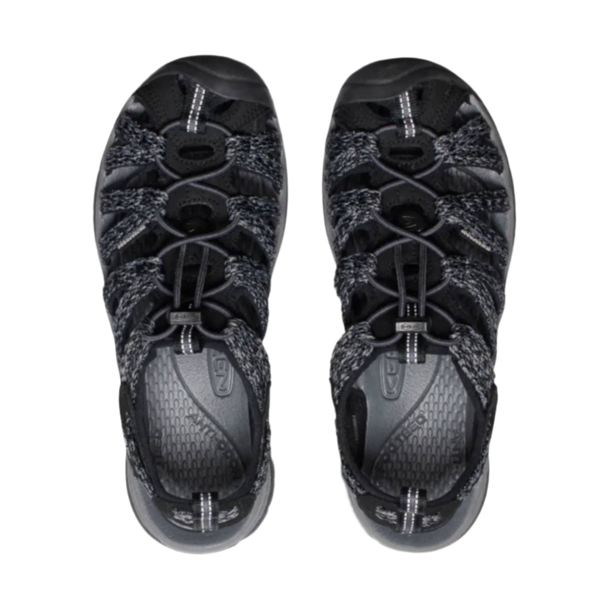 KEEN Women's Whisper Sandal - Black/Steel Grey by Lenny's Shoe & Apparel