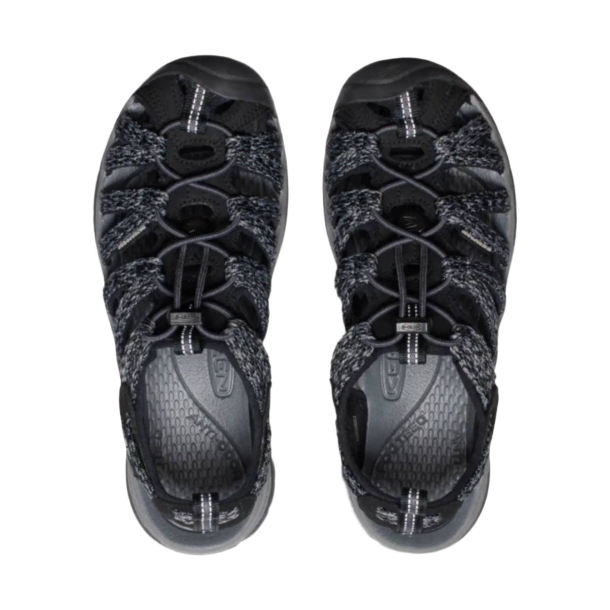 KEEN Women's Whisper Sandal - Black/Steel Grey by Lenny's Shoe & Apparel