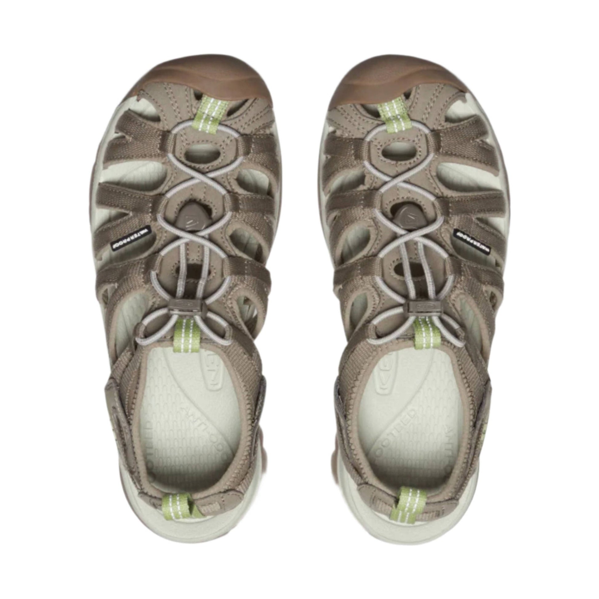 KEEN Women's Whisper Sandal - Timberwolf/Tarragon by Lenny's Shoe & Apparel