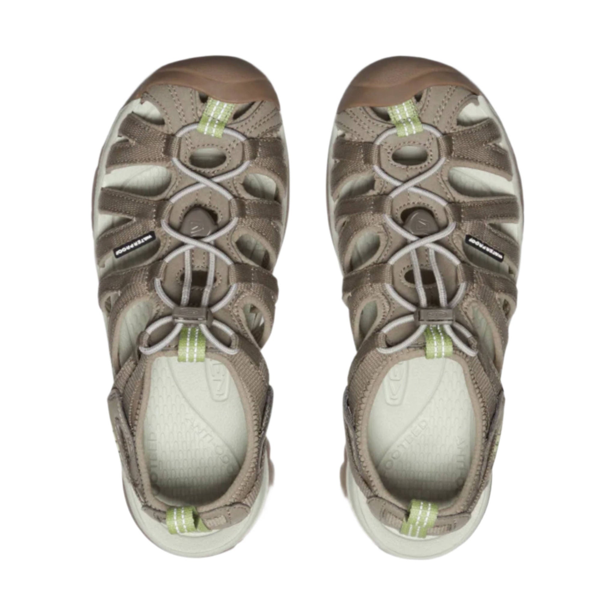 KEEN Women's Whisper Sandal - Timberwolf/Tarragon by Lenny's Shoe & Apparel