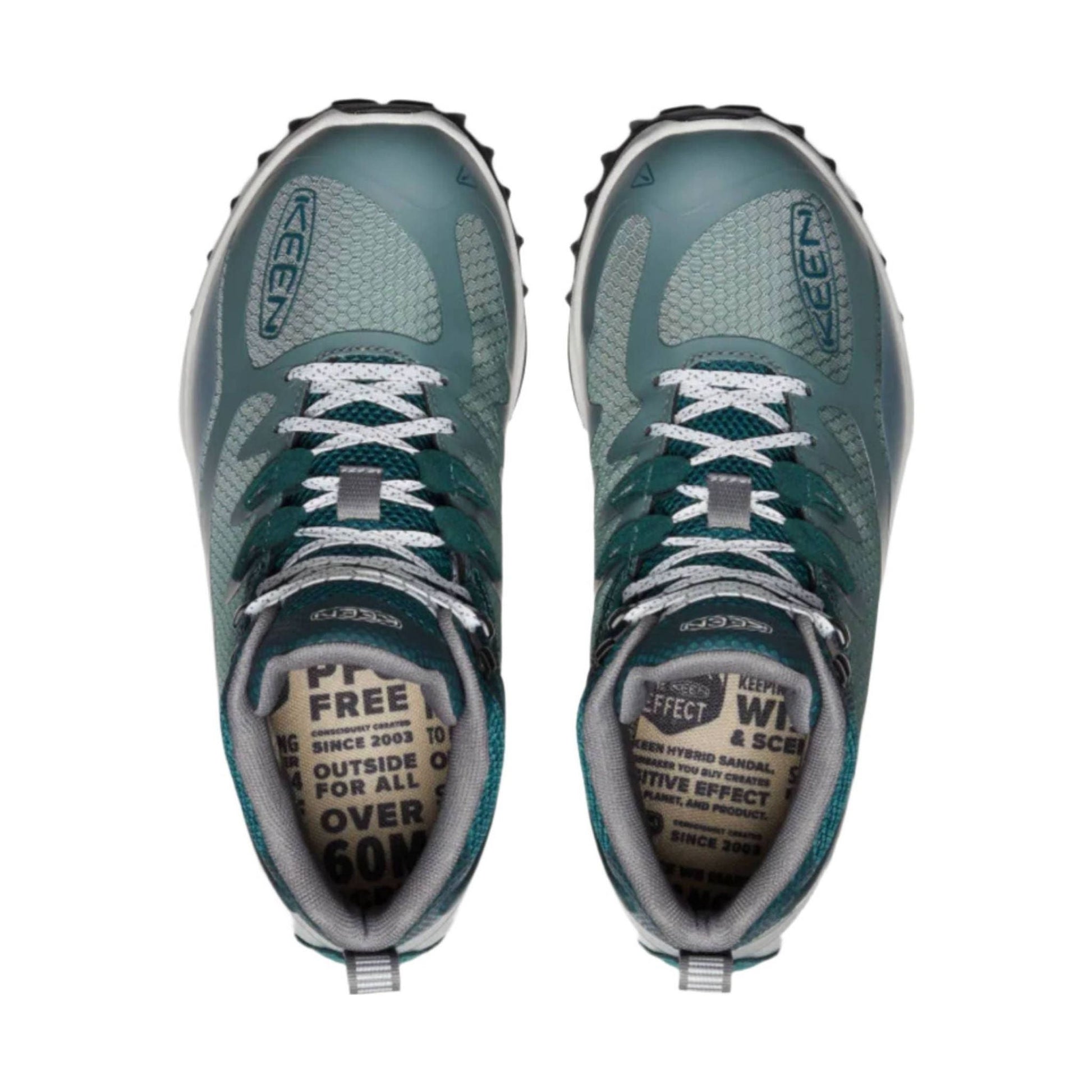 KEEN Women's Zionic Waterproof Hiking Boots - Dark Forest/Sea Moss by Lenny's Shoe & Apparel