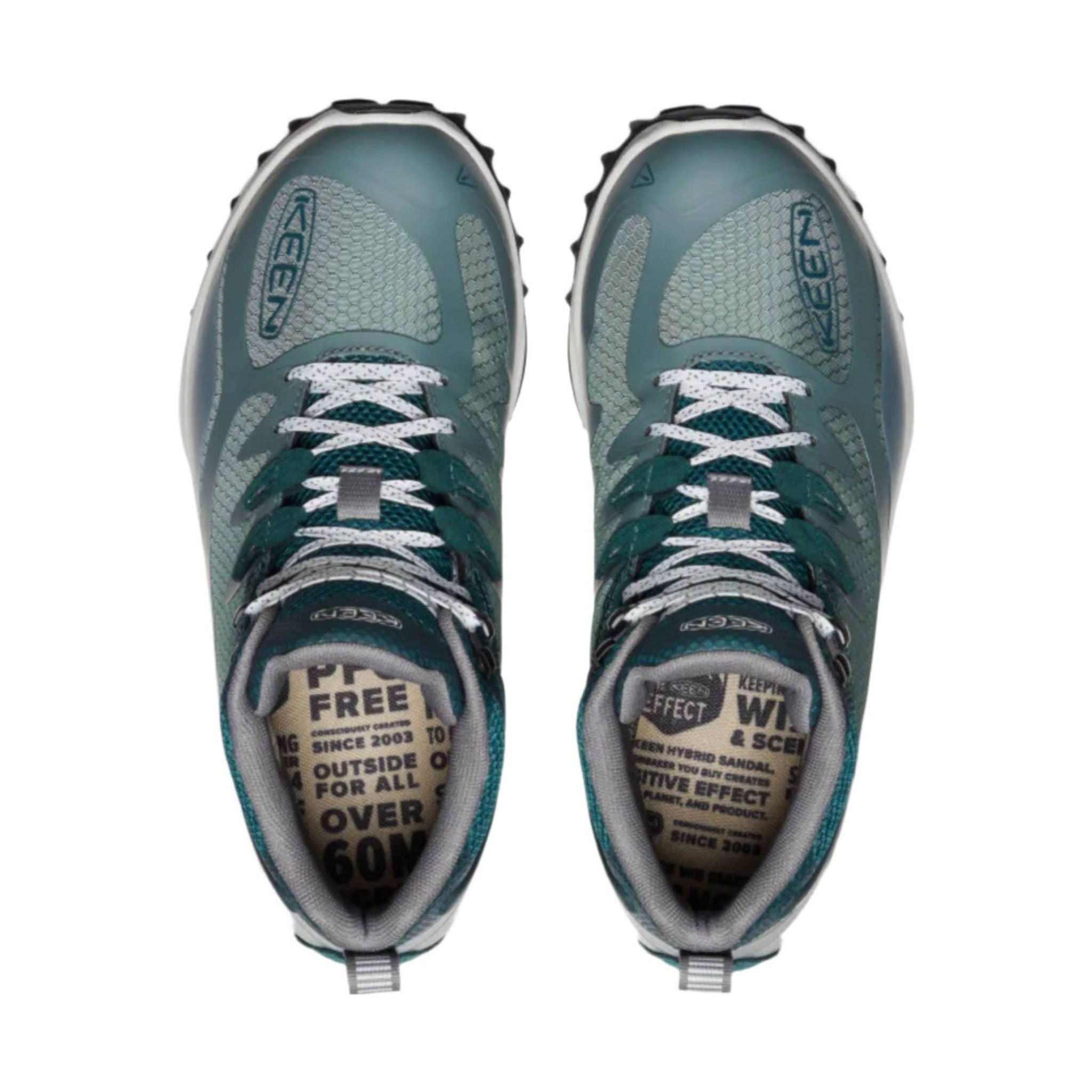 KEEN Women's Zionic Waterproof Hiking Boots - Dark Forest/Sea Moss by Lenny's Shoe & Apparel