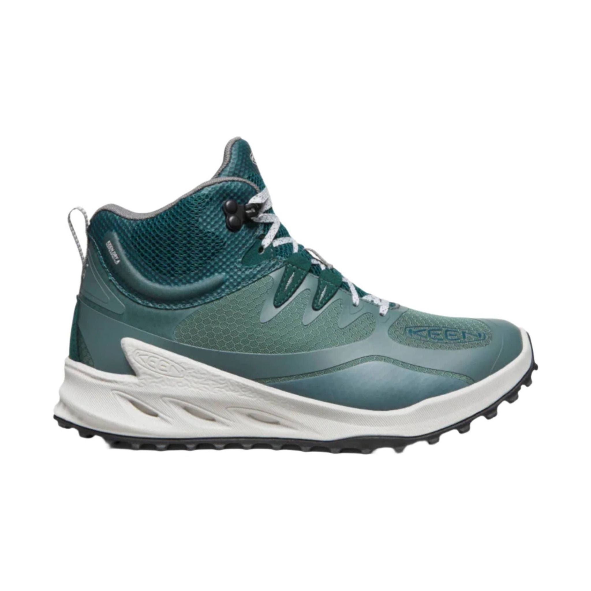 KEEN Women's Zionic Waterproof Hiking Boots - Dark Forest/Sea Moss by Lenny's Shoe & Apparel