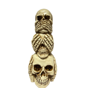 Lighted Stacking Skull Figurine
