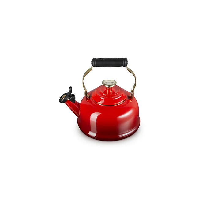 Whistling Kettle with Heart Knob-Cerise by Kiss the Cook