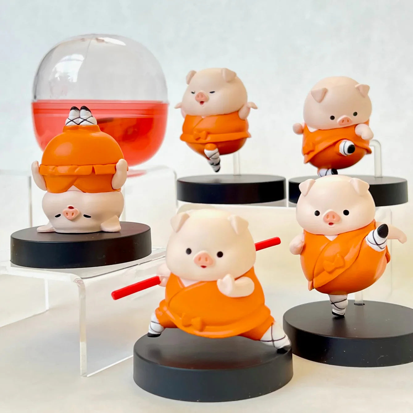 Gashapon Capsule For All Ages Kung Fu Boo Pig (Sold As An Individual Capsule) by Homeportonline