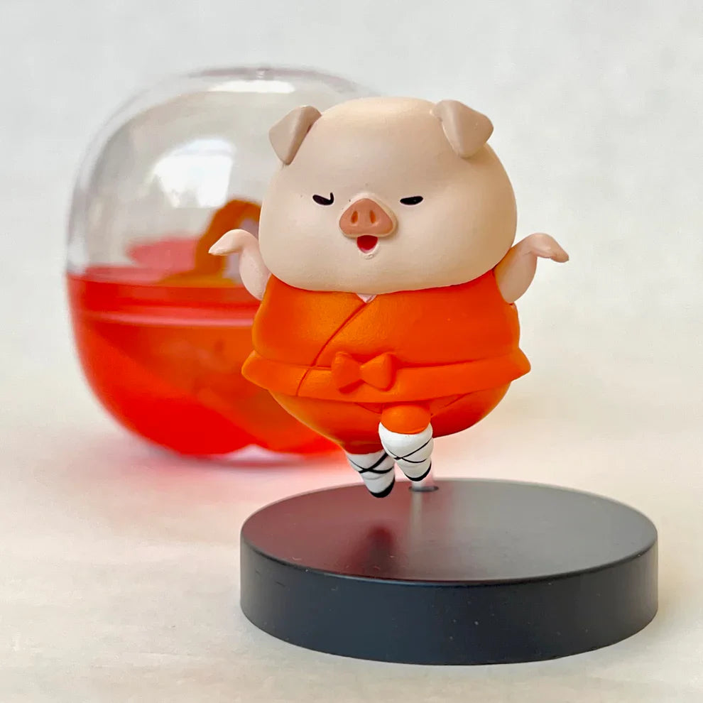 Gashapon Capsule For All Ages Kung Fu Boo Pig (Sold As An Individual Capsule) by Homeportonline