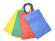 Junior Cub Primary Color Kraft Gift Bag Set of 8