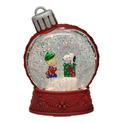Peanuts Lighted Holiday Shimmer - Charlie Brown and Snoopy