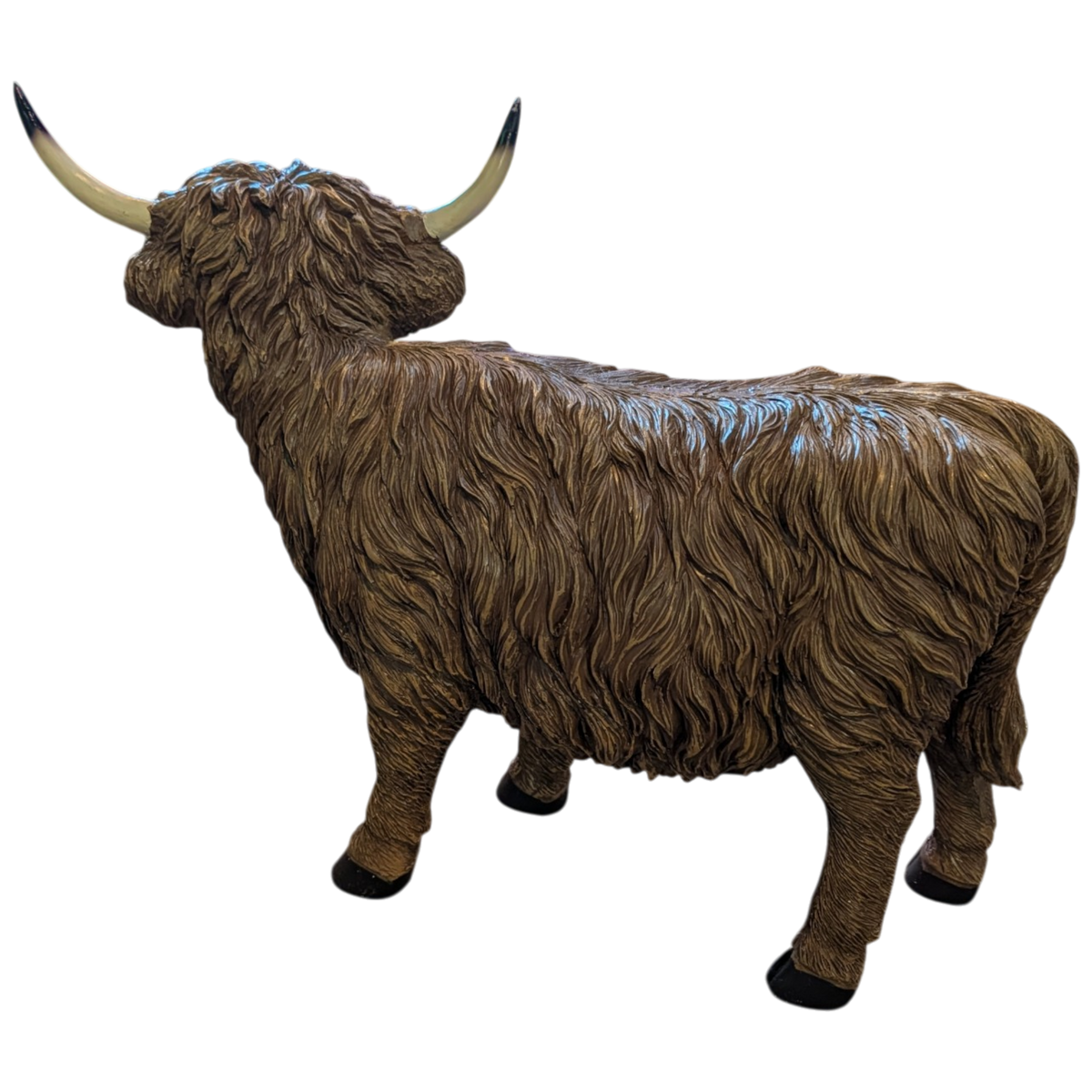 Magnesium Holiday Highland Cow - Large (26 inch)