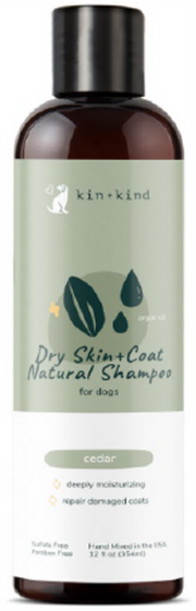 Kin+Kind - Dry Skin Cedar Dog Shampoo 12oz by Homeportonline