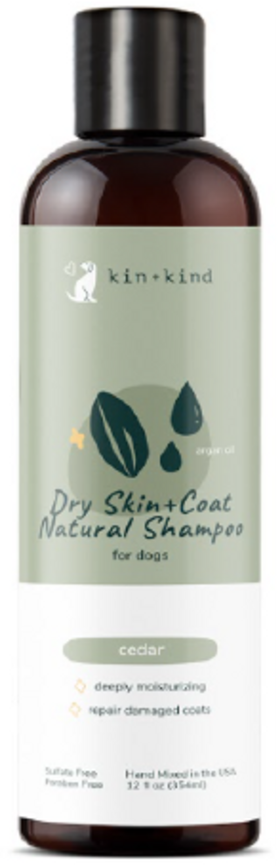 Kin+Kind - Dry Skin Cedar Dog Shampoo 12oz by Homeportonline
