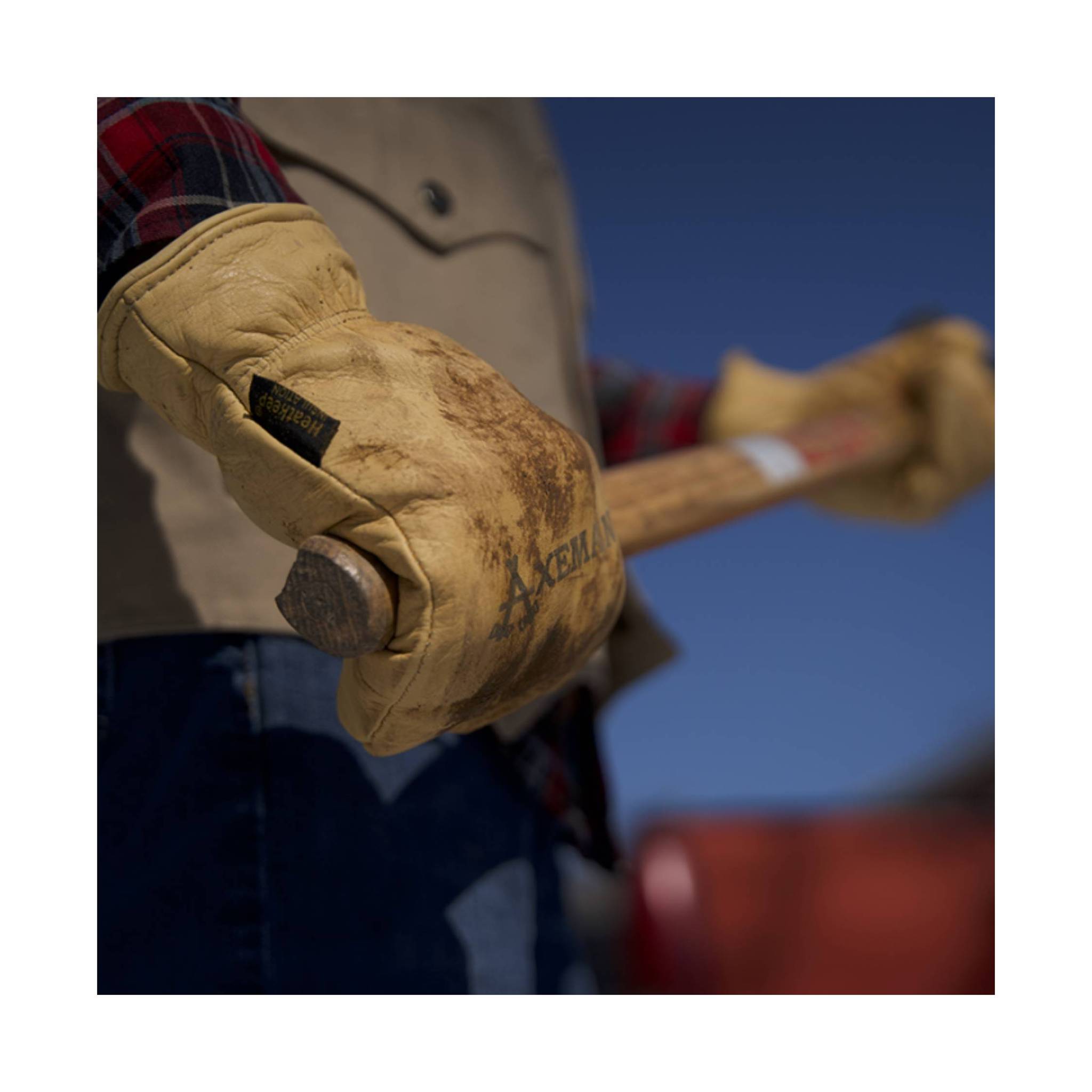 Kinco Men's Lined Leather Mitten - Tan by Lenny's Shoe & Apparel