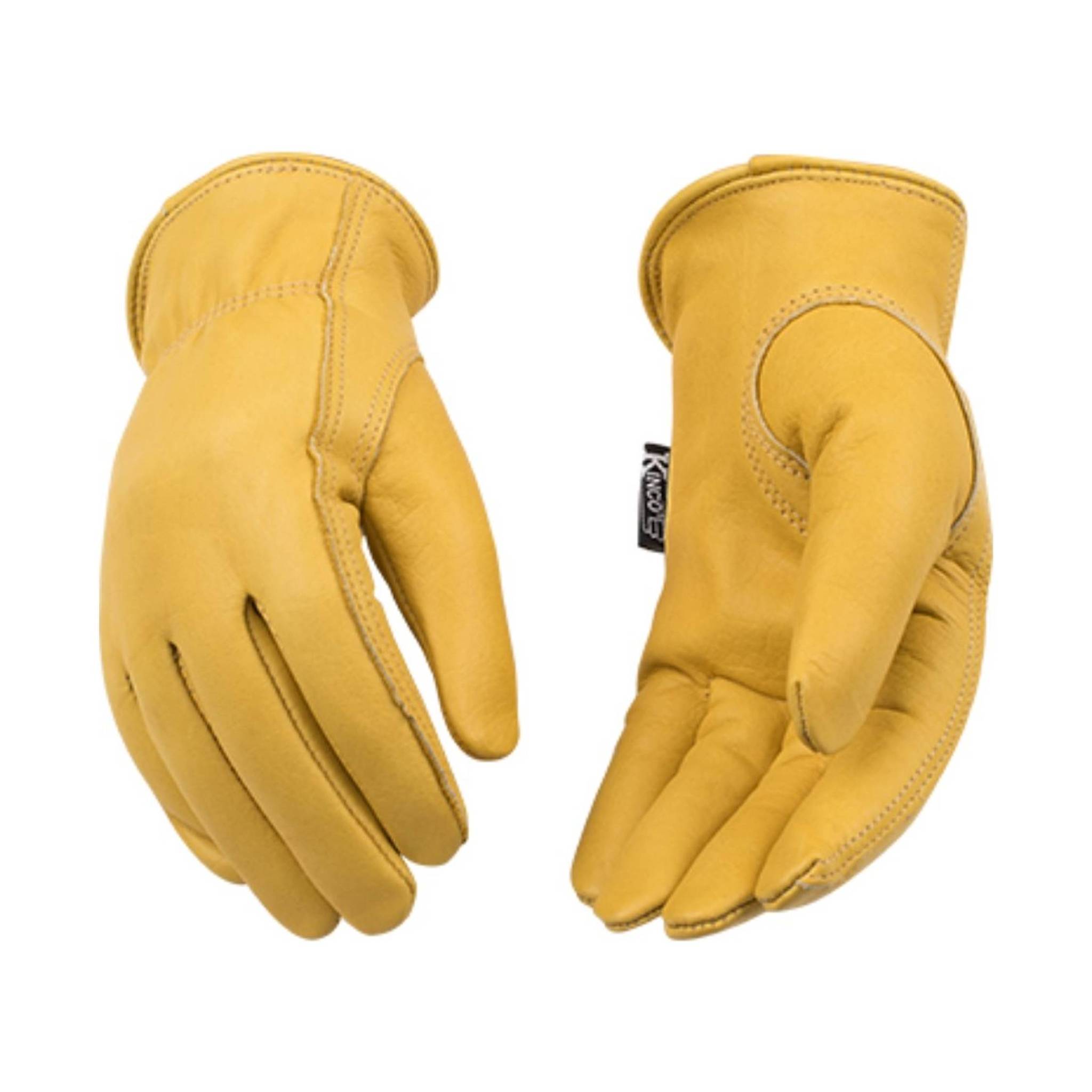 Kinco Women's Cowhide Lined Gloves - Yellow by Lenny's Shoe & Apparel