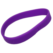 Silicone Wrist Bands - Tub of 36 - Purple