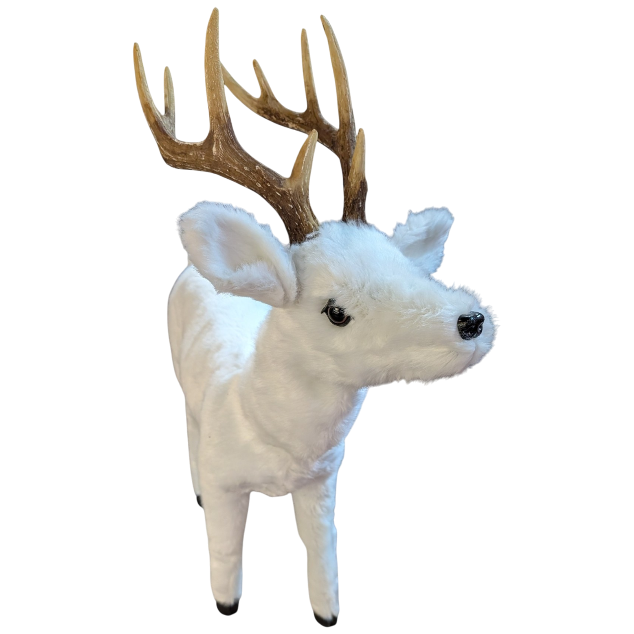 Animated Baby Deer with Music - 33 Inch - Snowy White