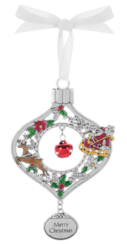 Jingle Bell Ornament - Merry Christmas