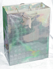 Prismatic Gift Bags - Silver Large