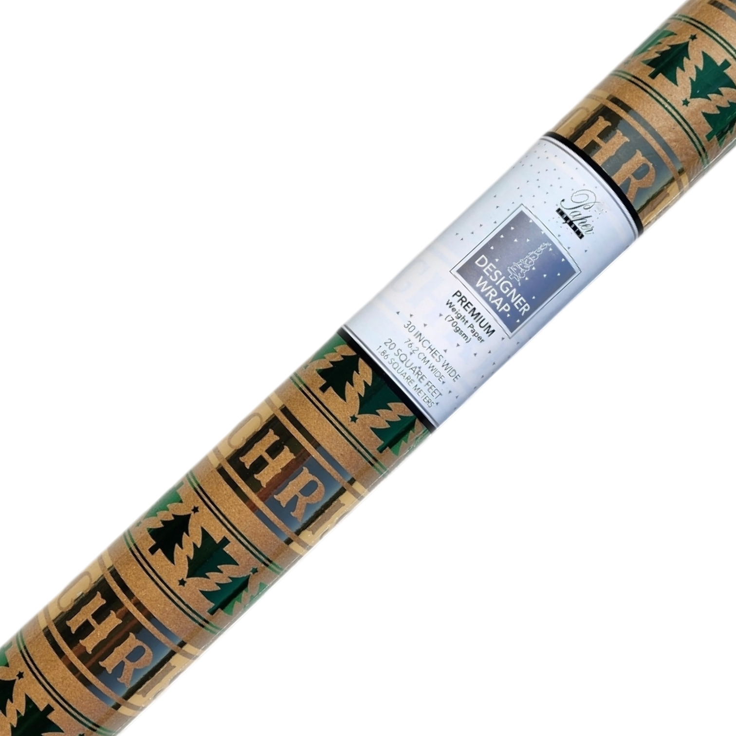 Kraft Foil Roll Wrap - 30" x 96" - Tree Bands