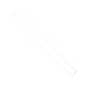 Rustic Taper Dinner Candle - 12 Inch White