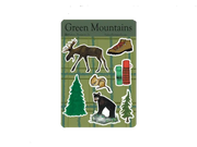 Vermont Green Mountains Sticker Sheet