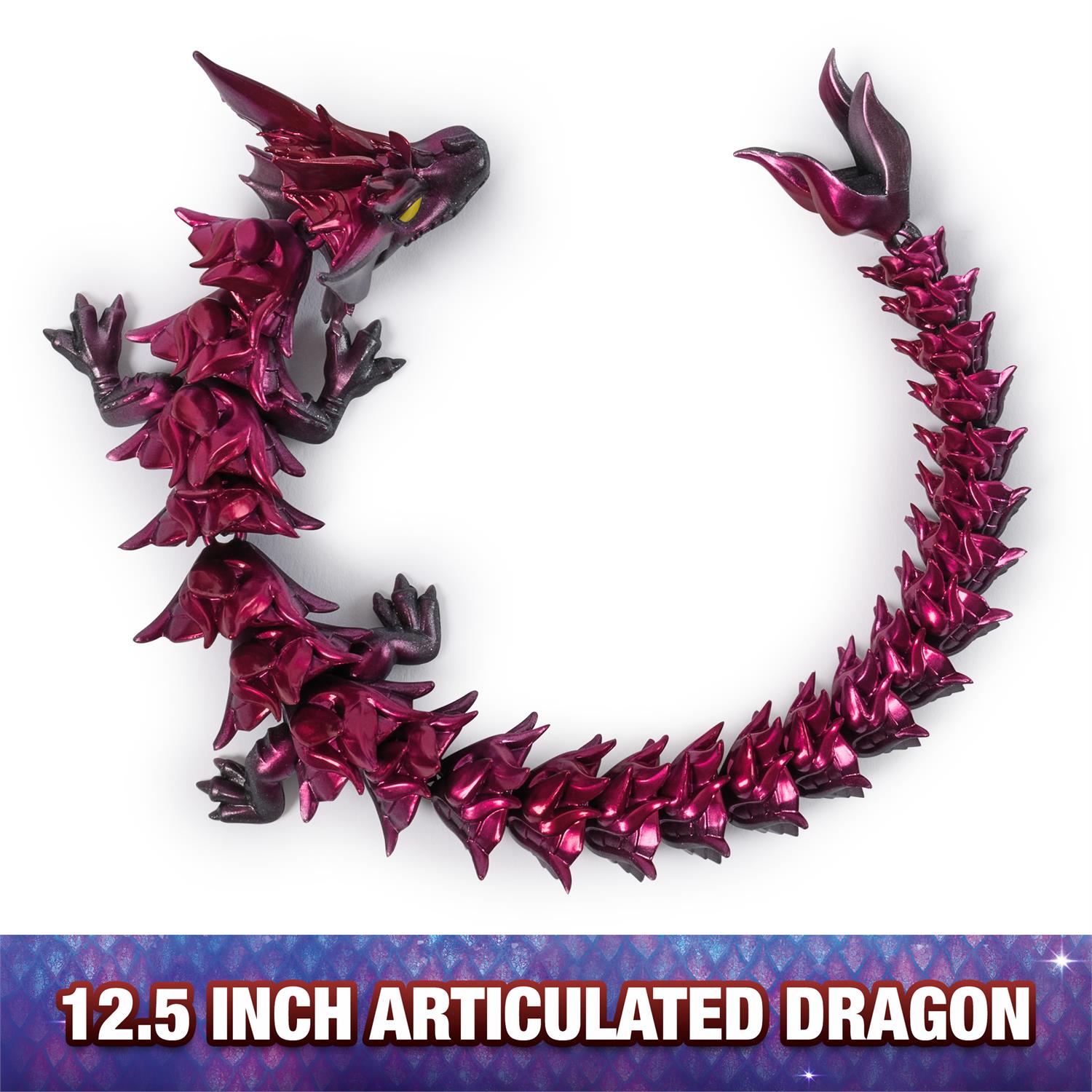 CrystaLynx Dragons 12.5-inch Articulated Collectible Surprise Egg
