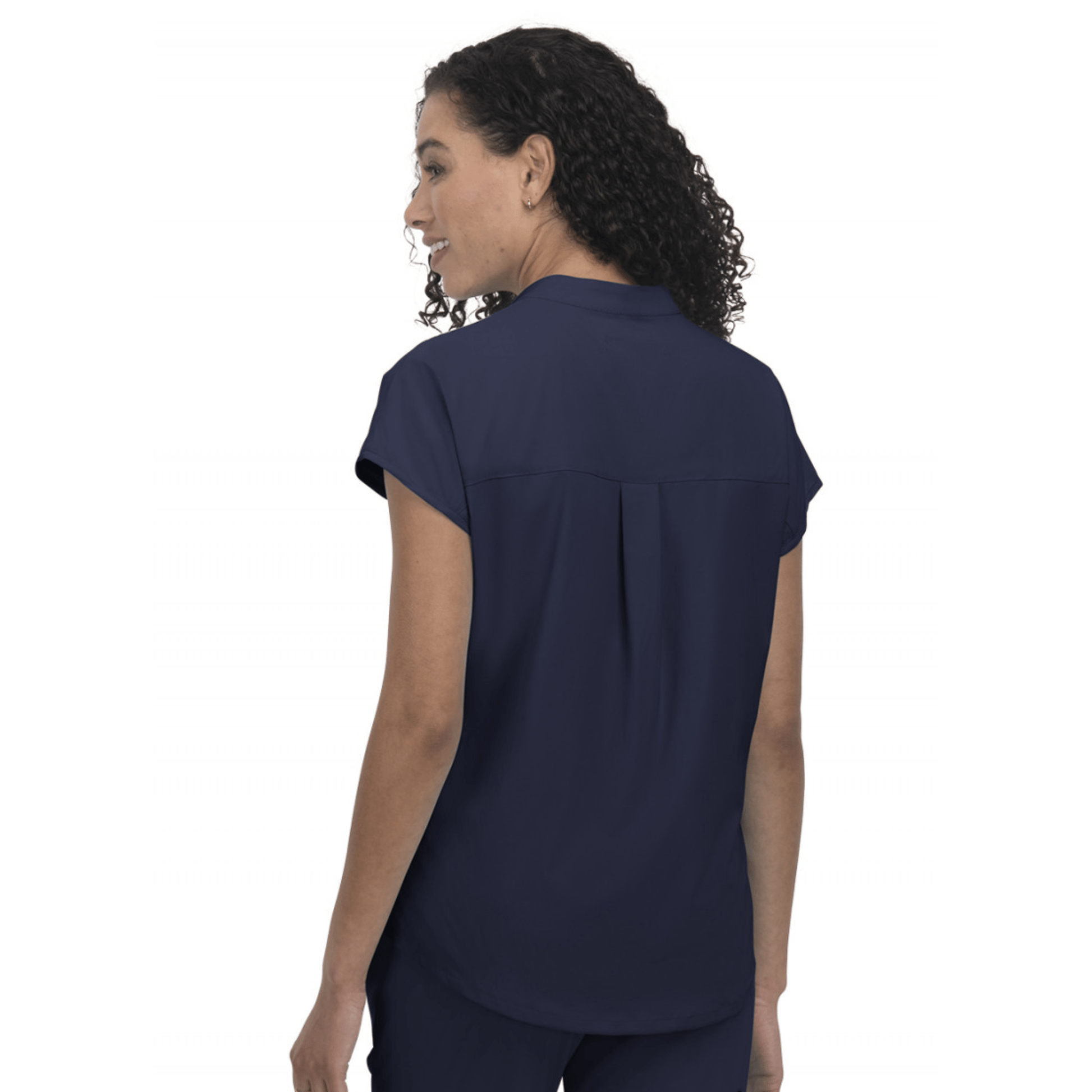 Koi Women's Ari Scrub Top - Navy by Lenny's Shoe & Apparel