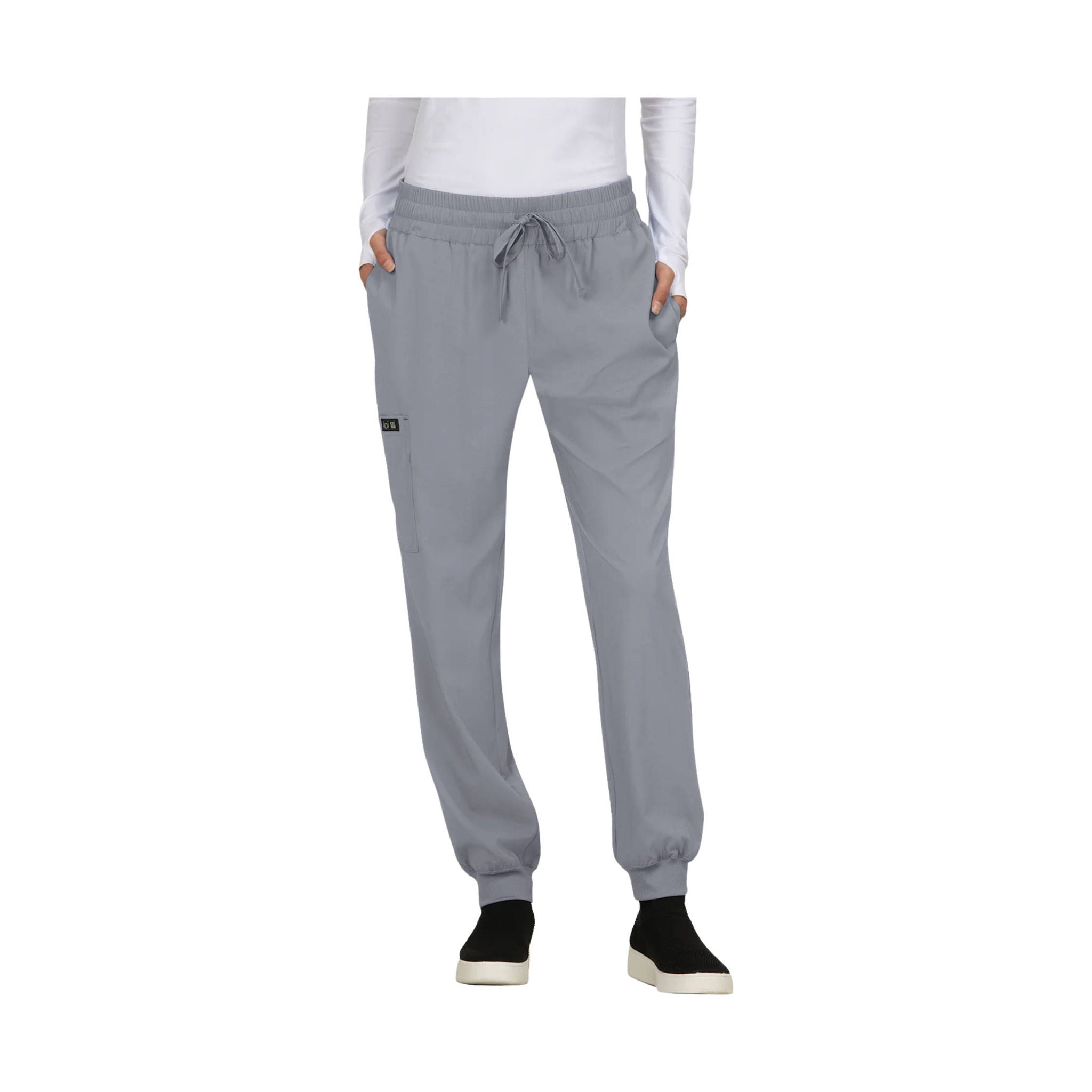 Koi Women's Gemma Jogger Scrub Pant - Platinum Grey by Lenny's Shoe & Apparel