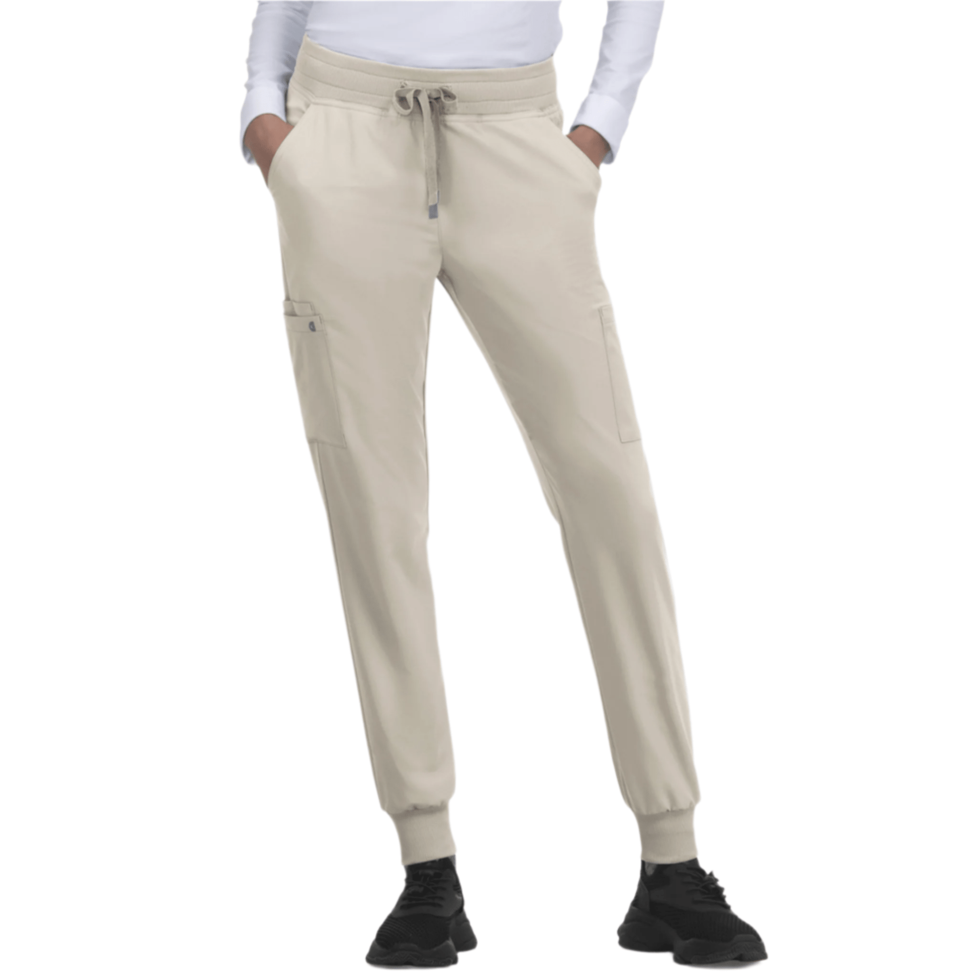 Koi Women's Pulse Scrub Jogger Pant - Khaki by Lenny's Shoe & Apparel