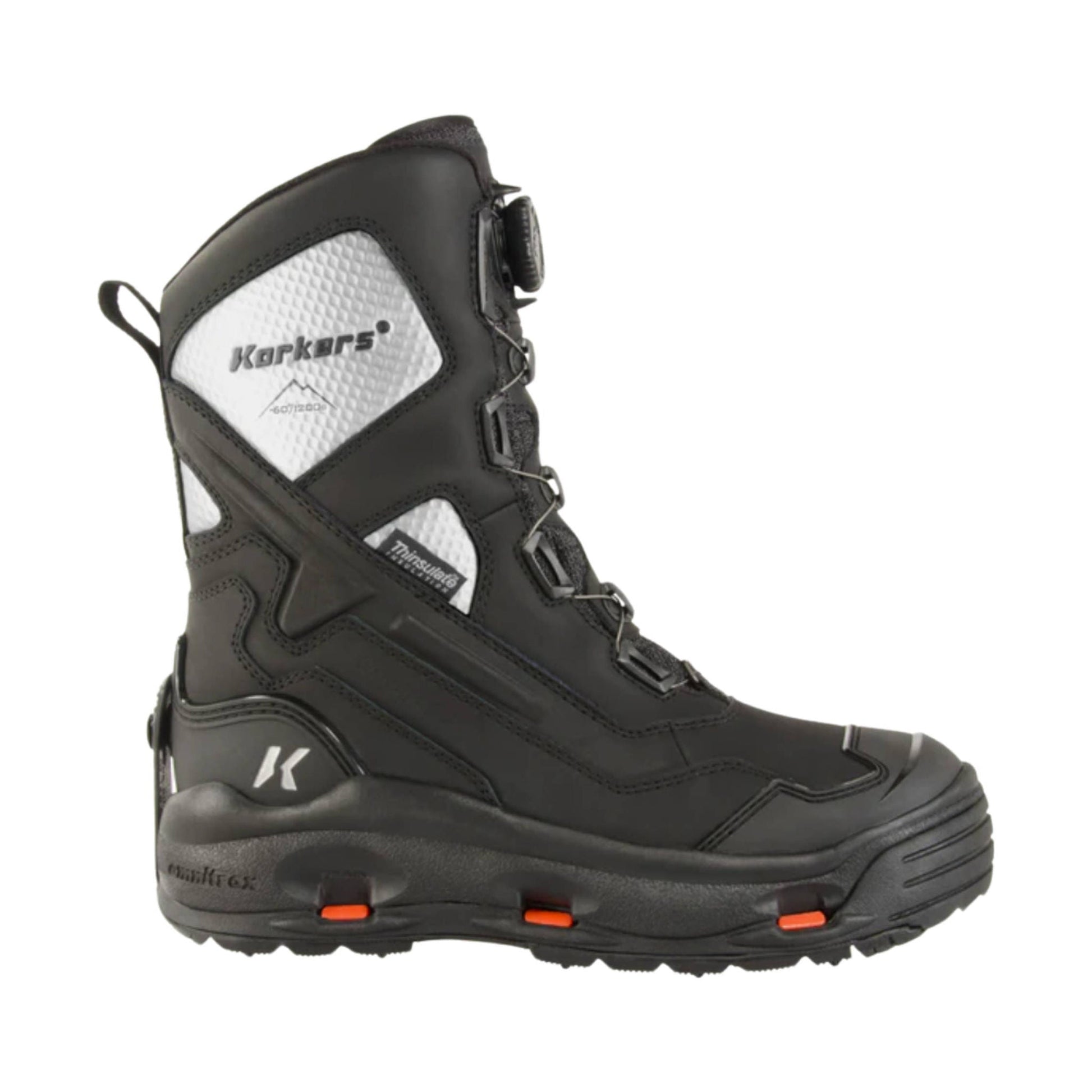 Korkers Men's Polar Vortex 1200G Winter Boots - Black by Lenny's Shoe & Apparel