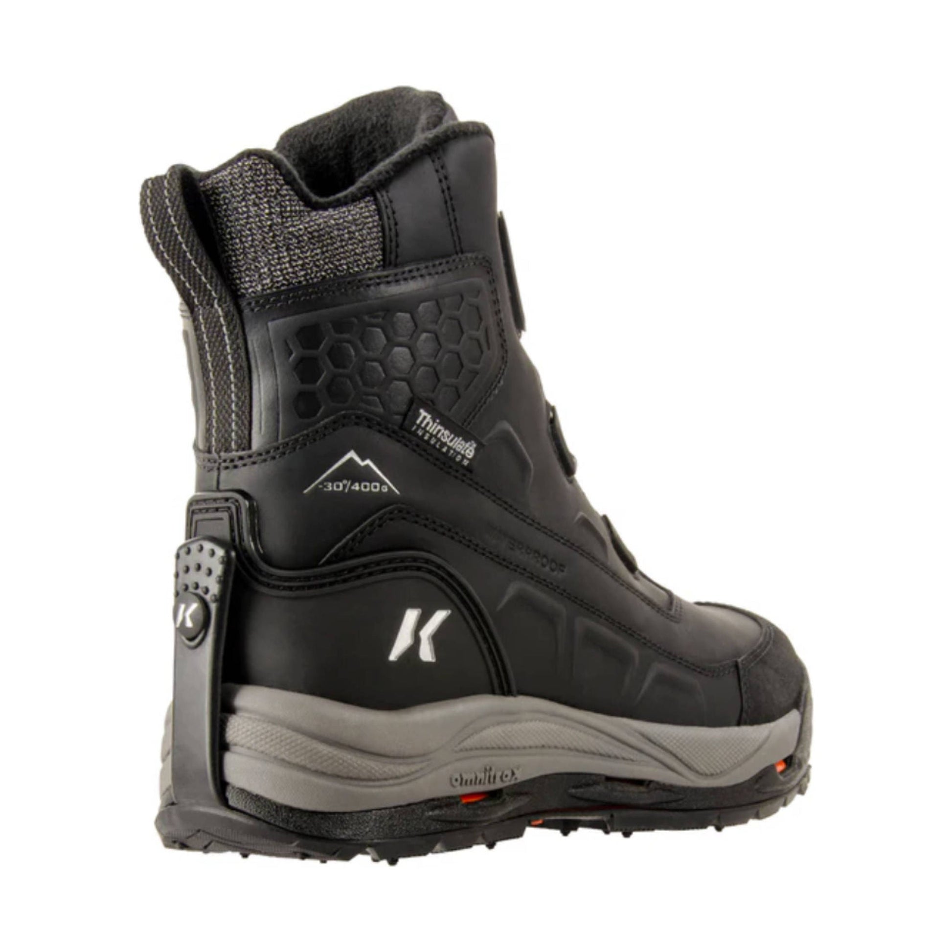 Korkers Men's Snowmageddon Boa Winter Boots - Black by Lenny's Shoe & Apparel