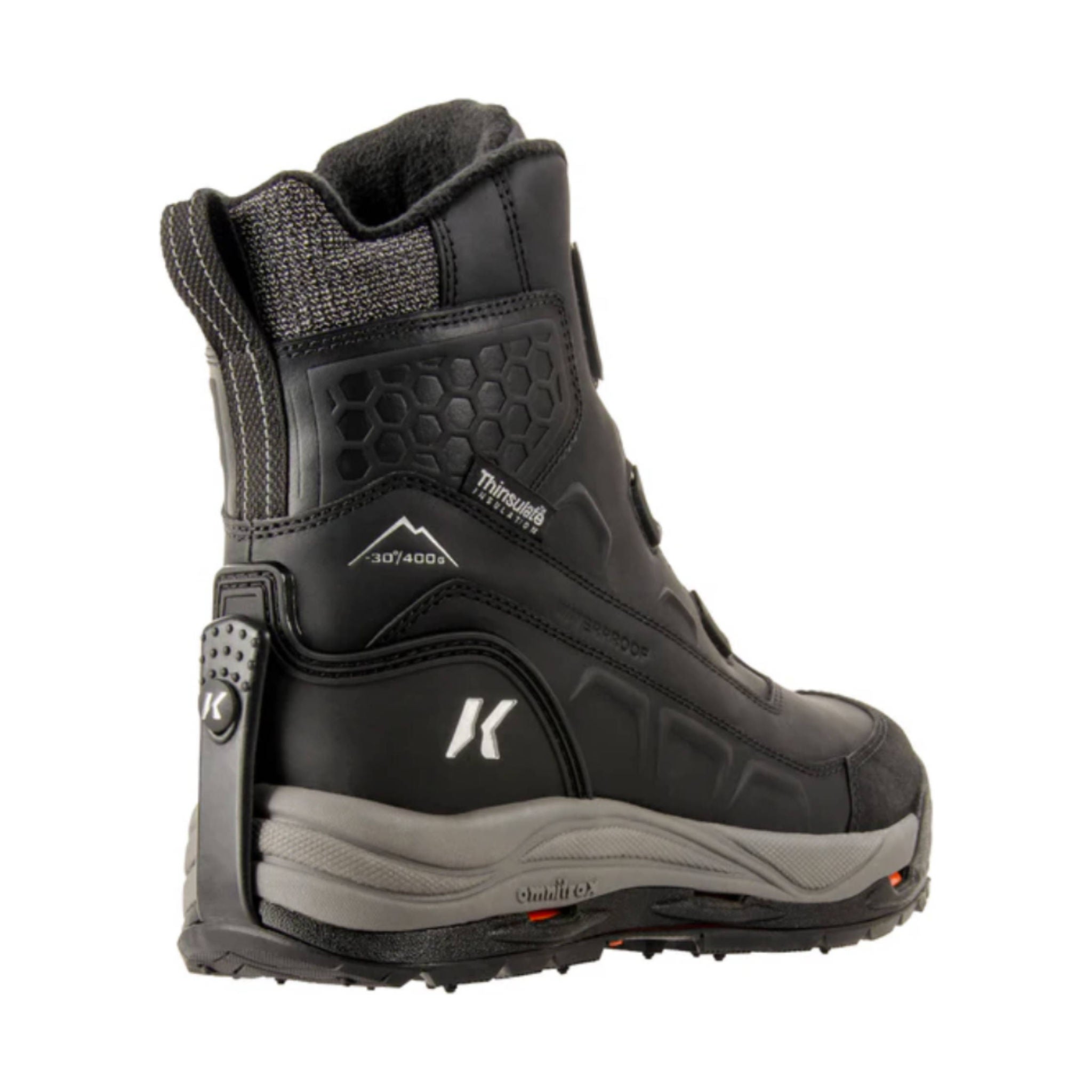 Korkers Men's Snowmageddon Boa Winter Boots - Black by Lenny's Shoe & Apparel