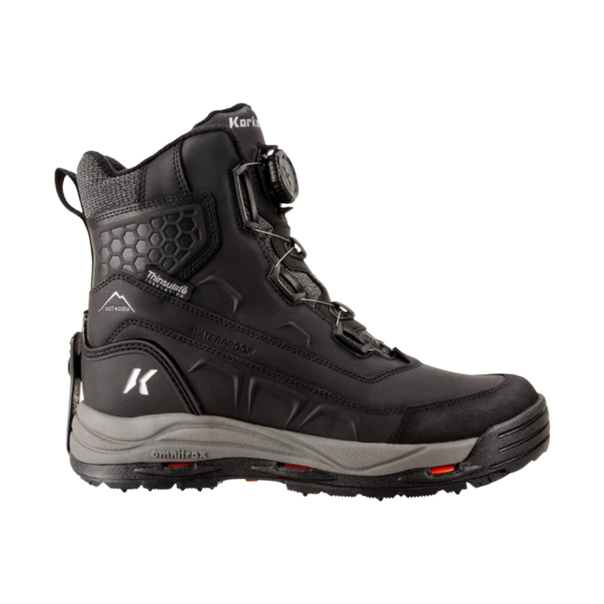 Korkers Men's Snowmageddon Boa Winter Boots - Black by Lenny's Shoe & Apparel