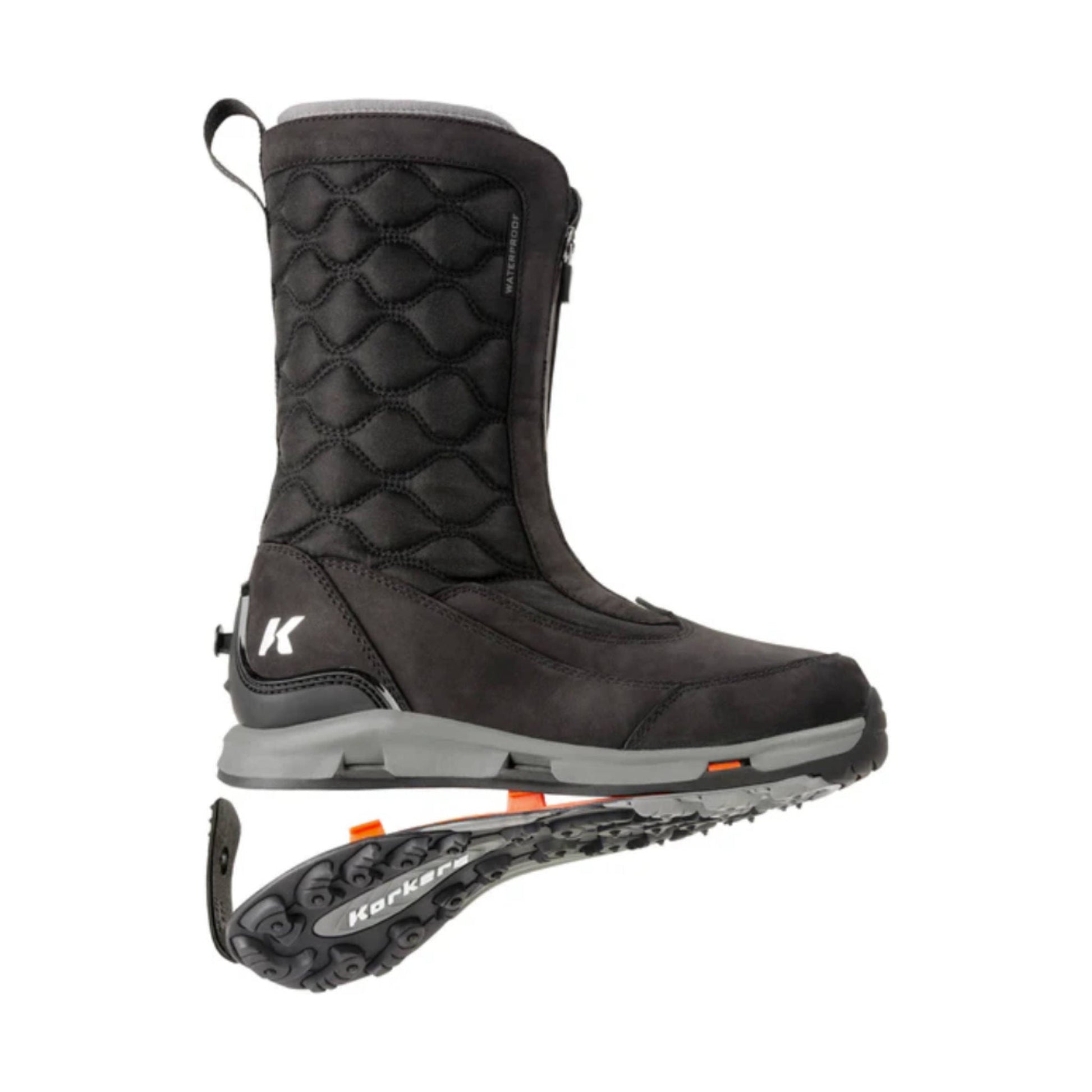 Korkers Women's Northlake Zip Winter Boots - Black by Lenny's Shoe & Apparel
