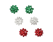 Holiday Bows Set Of 3 Pairs - Earrings