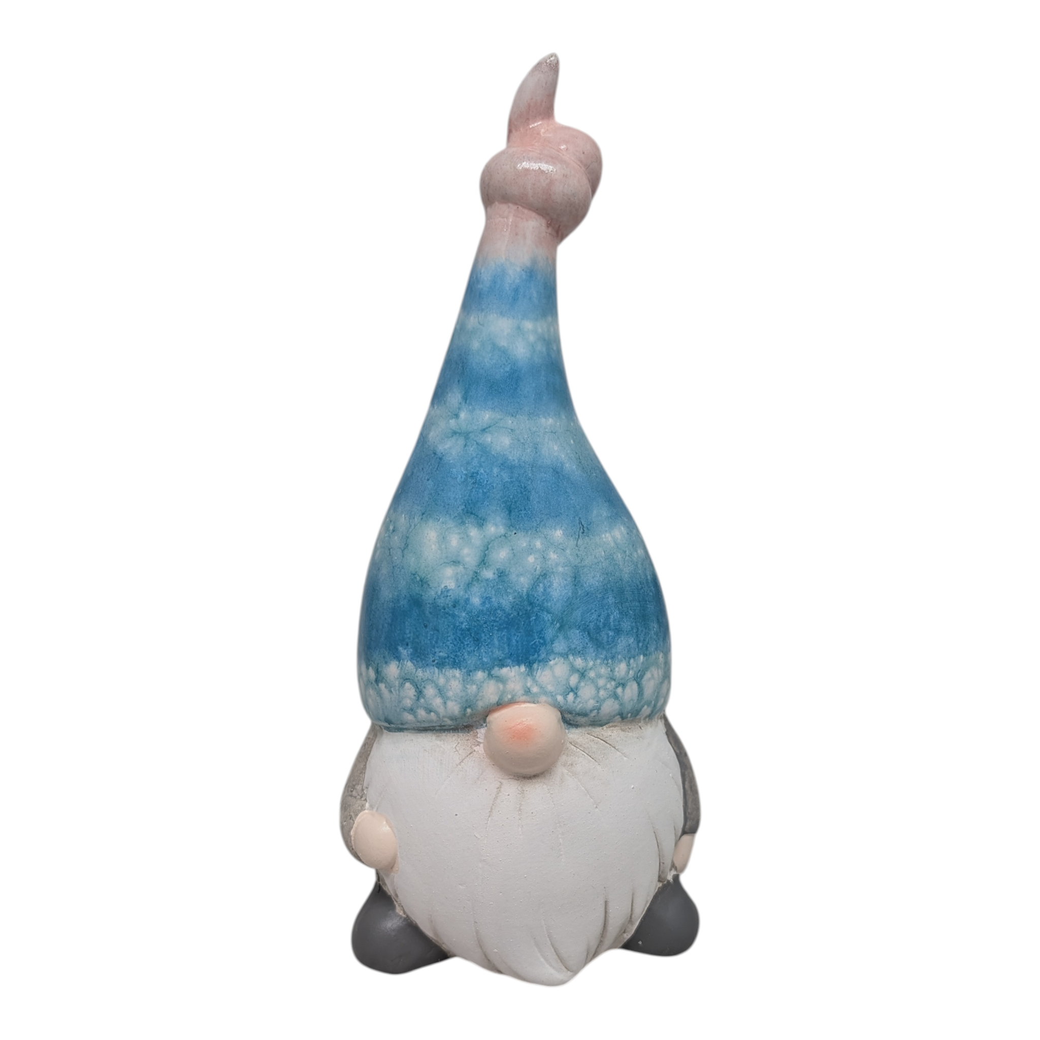 Terracotta Ceramic Gnomes - 3 Piece Set