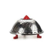 Steamin' in the Rain Collapsible Stainless Steel Steamer 9"D by Homeportonline