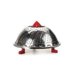 Steamin' in the Rain Collapsible Stainless Steel Steamer 9"D by Homeportonline