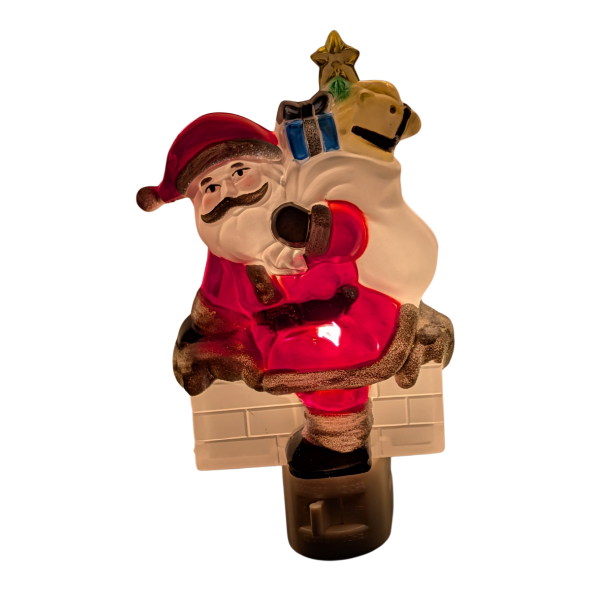 Acrylic Nightlight - Santa at the Chimney