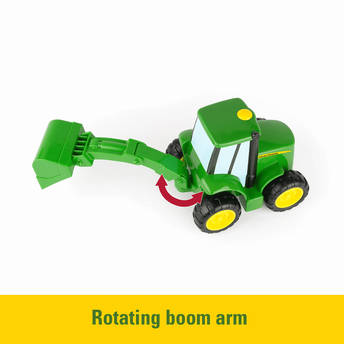 John Deere Lights and Sounds Farmin' Friends Toy Hauling Set with Truck and Backhoe Tractor