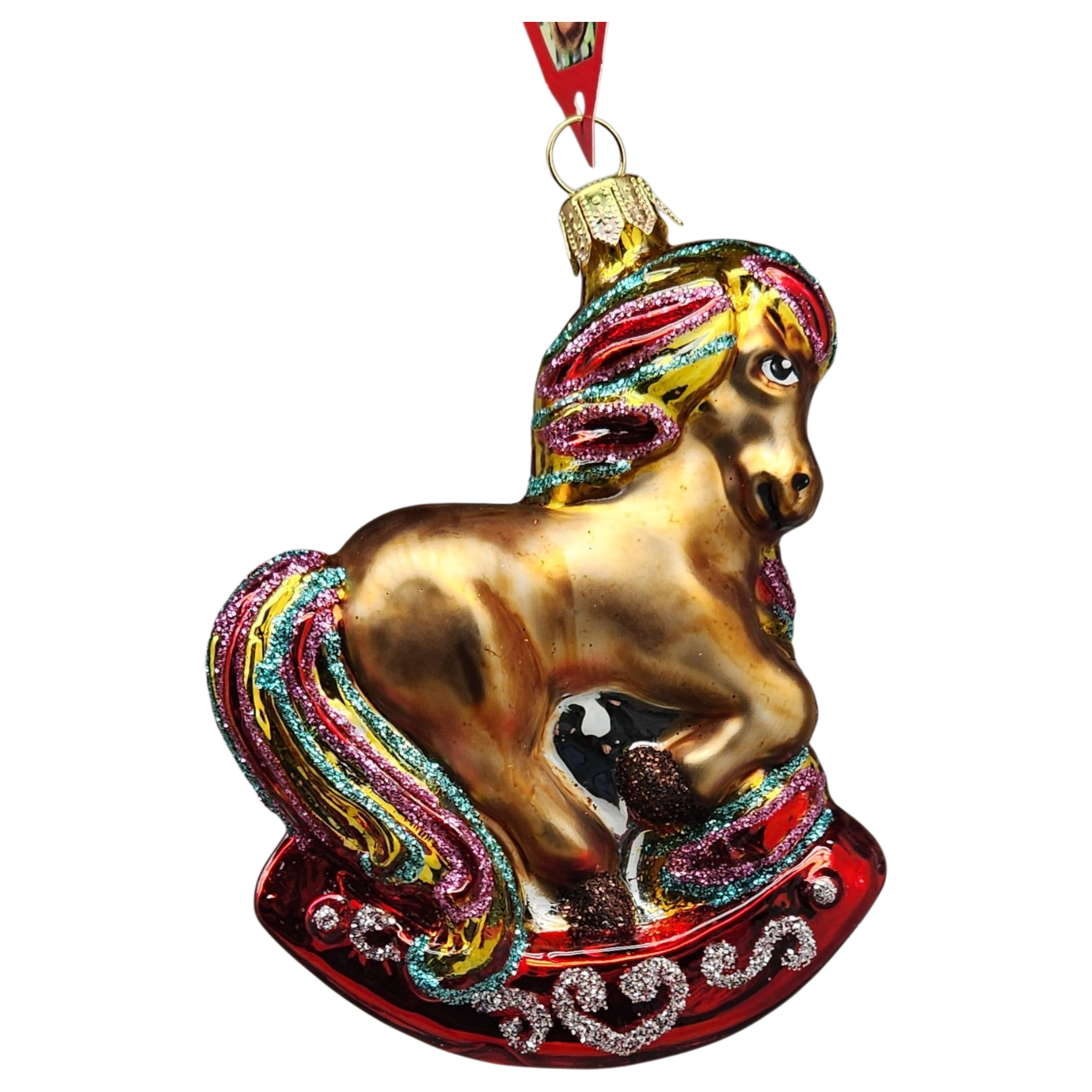 Adorable Rocking Horse Ornament