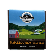 Dark Chocolate Maple Bourbon Truffles
