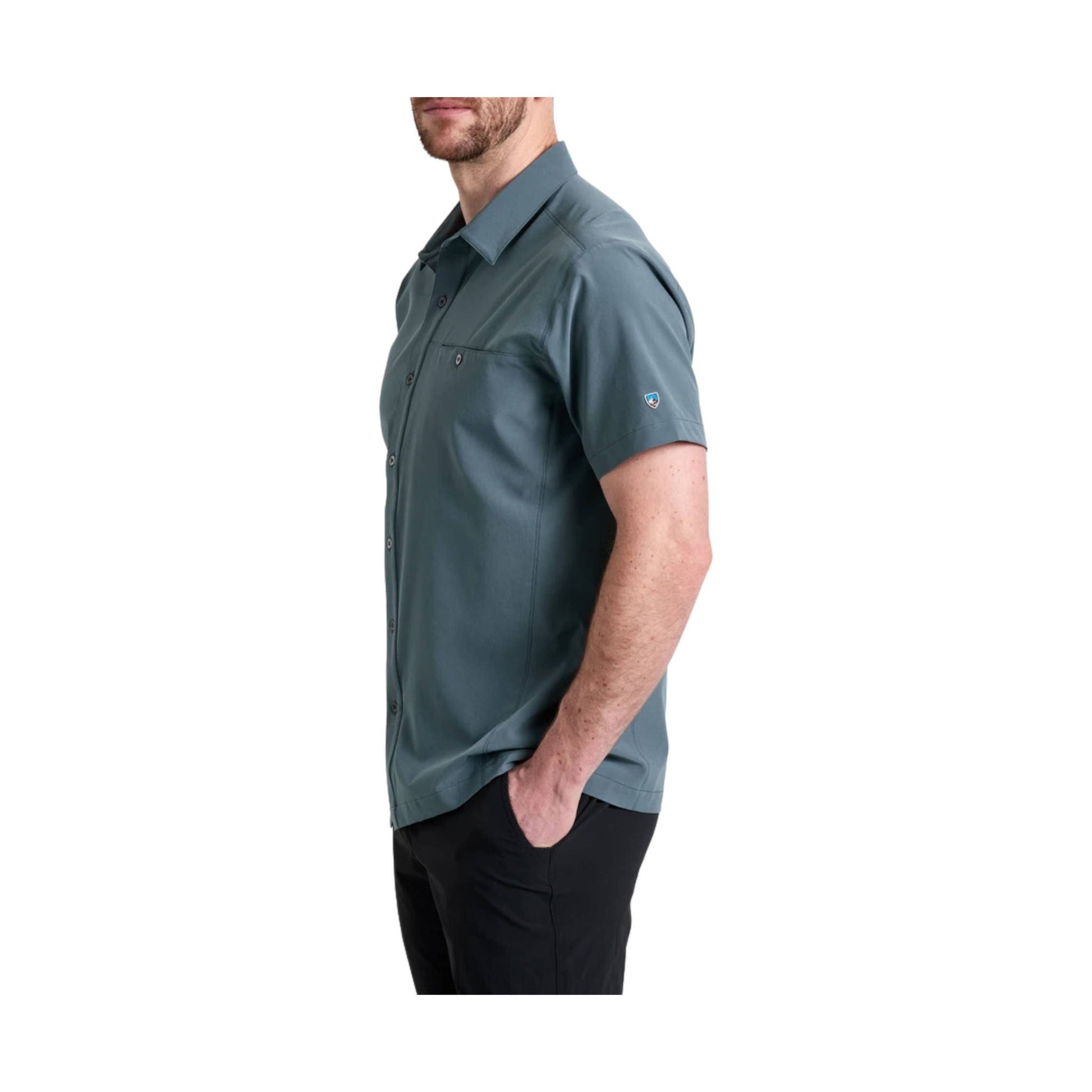 Kuhl Men's Renegade Shirt - Charcoal Blue by Lenny's Shoe & Apparel