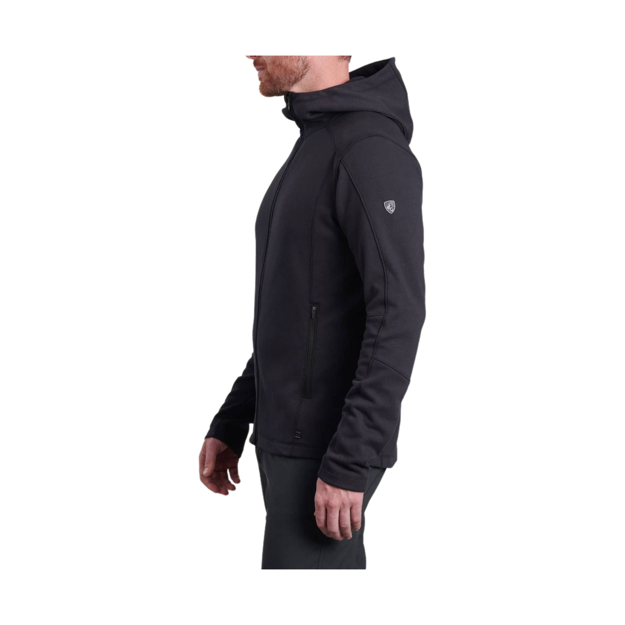 Kuhl Men's Spekter Full Zip Hoody - Black by Lenny's Shoe & Apparel
