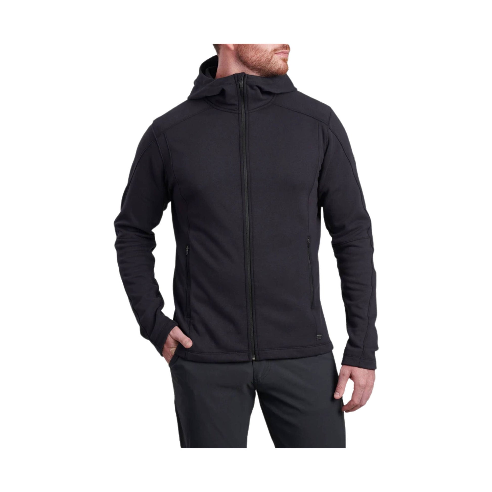 Kuhl Men's Spekter Full Zip Hoody - Black by Lenny's Shoe & Apparel