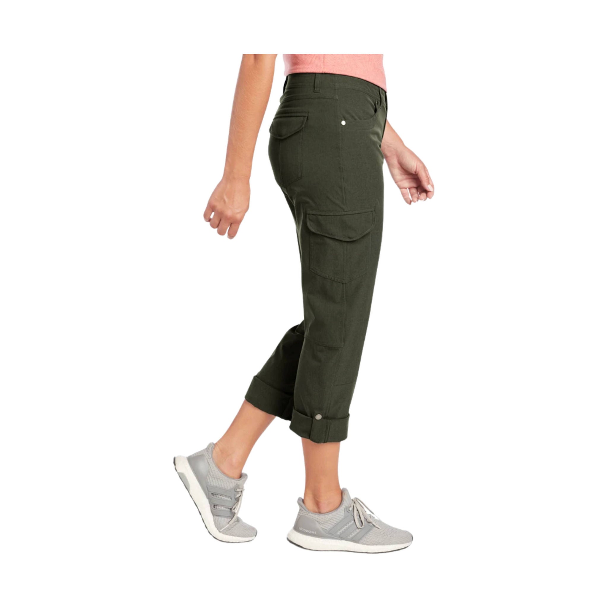 Kuhl Women's Freeflex Roll-Up Pant - Dark Moss by Lenny's Shoe & Apparel