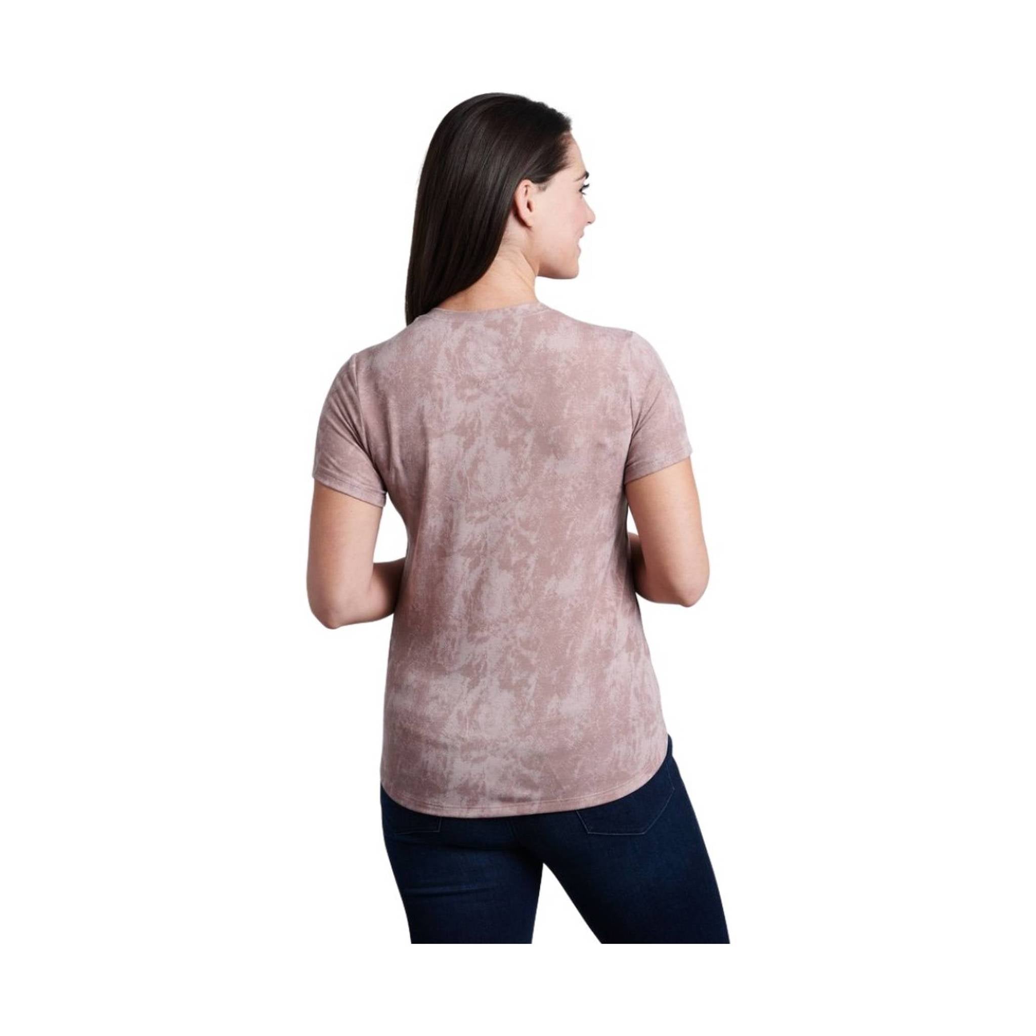 Kuhl Women's Konstance Short Sleeve Tee - Rose Ash Print by Lenny's Shoe & Apparel