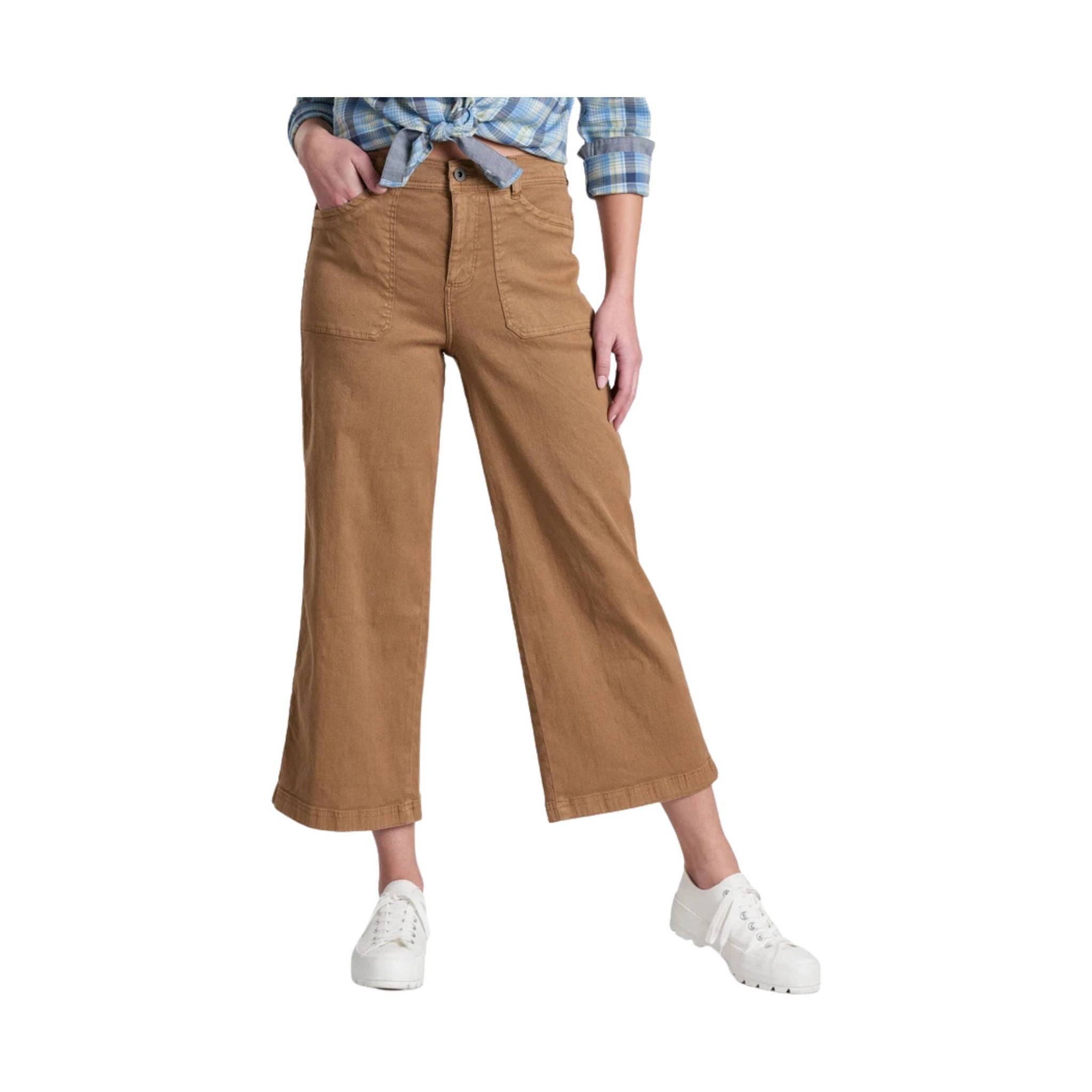 Kuhl Women's Seaboard Wide Leg Crop Pant - Sawdust by Lenny's Shoe & Apparel