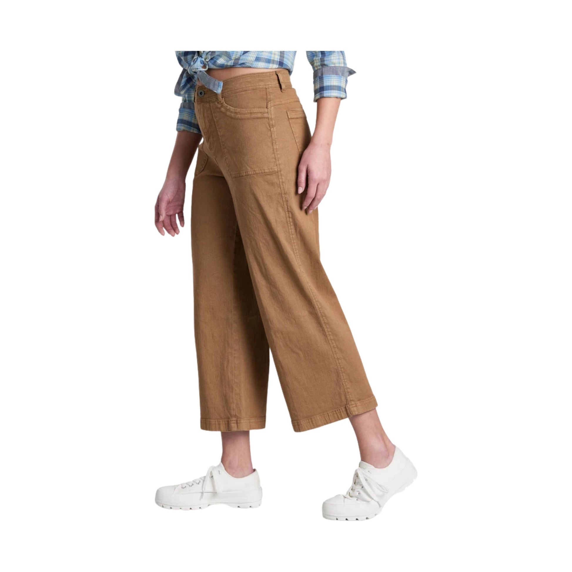Kuhl Women's Seaboard Wide Leg Crop Pant - Sawdust by Lenny's Shoe & Apparel