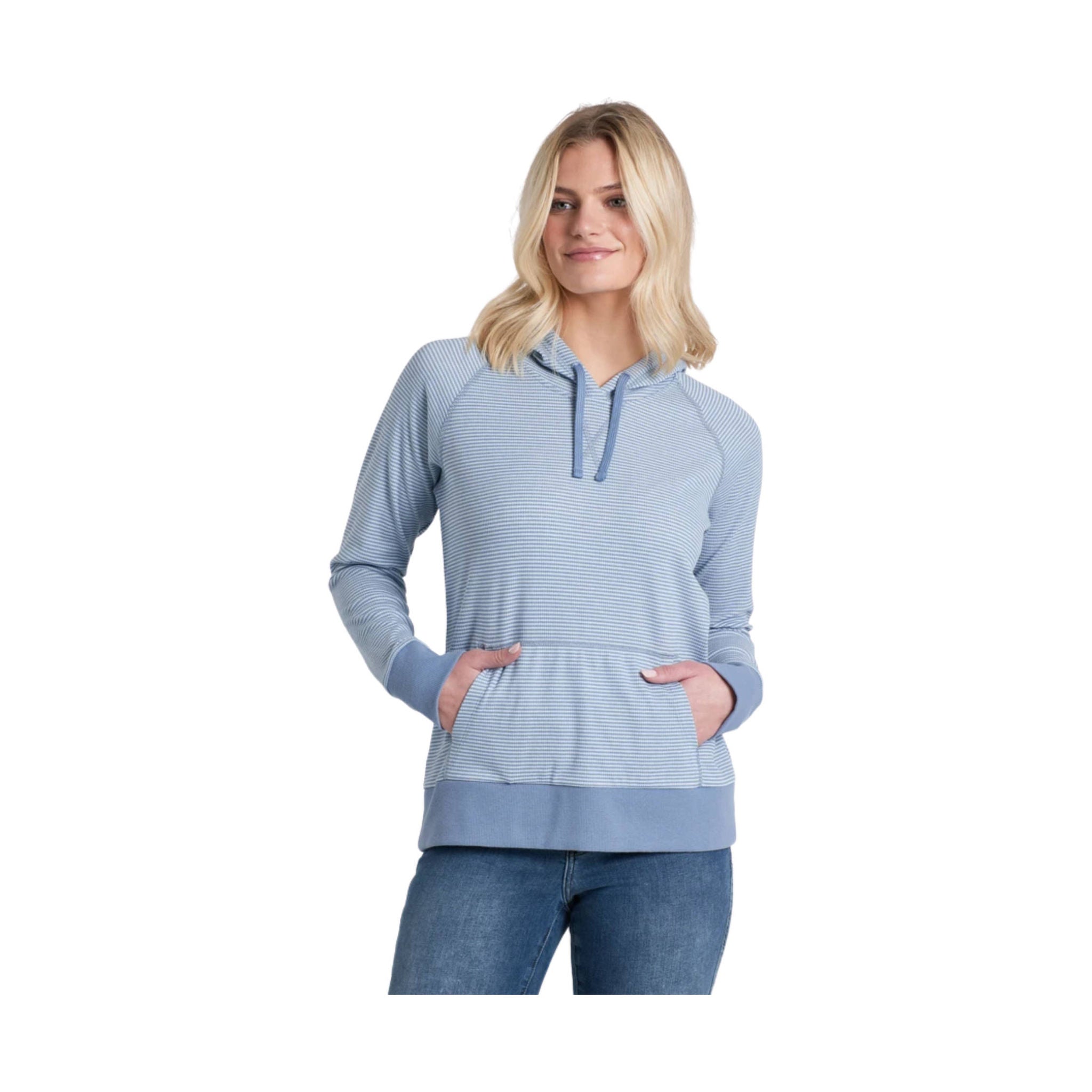 Kuhl Women's Stria Pullover Hoody - Blue Cove by Lenny's Shoe & Apparel